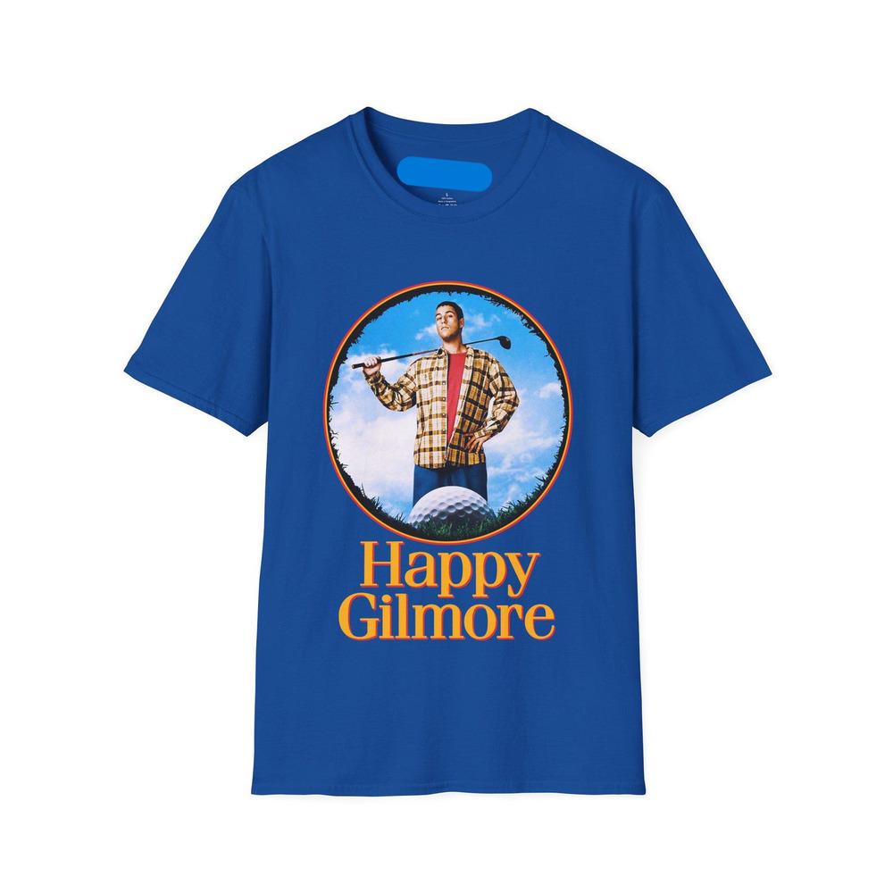 Happy Gilmore Golf T Shirt Funny Movie Tee For Golf Lovers Royal Blue